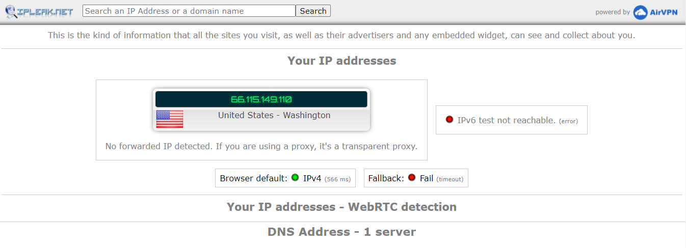 mullvad custom dns